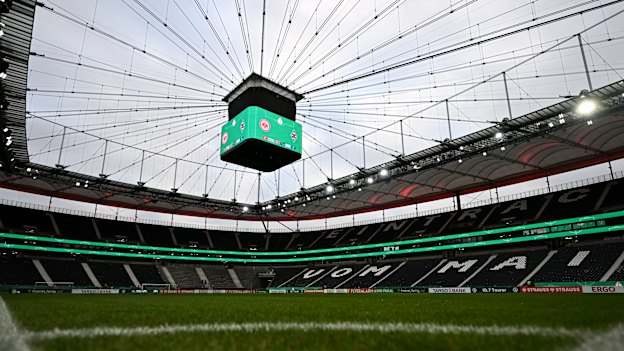 Hanging the video screens over the pitch, like in Frankfurt’s Deutsche Bank Park, could allow for more seating at Suncorp Stadium.
