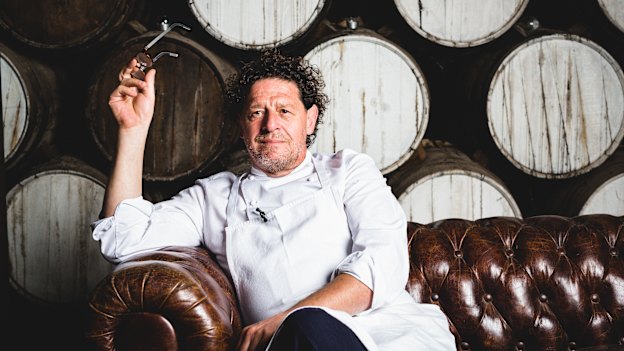 British chef Marco Pierre White says of Zonfrillo, “He’s very nice. The only problem is that almost everything he has written about me is untrue.”