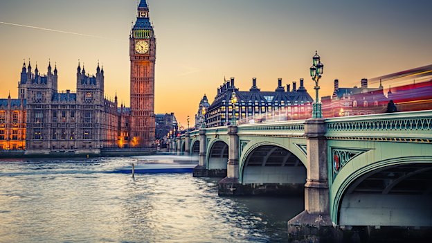 The Palace of Westminster largely burnt down in the 19th century and was rebuilt over three decades.