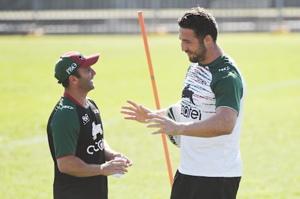 Willie Peters worked alongside Sam Burgess when he was assistant coach at South Sydney.