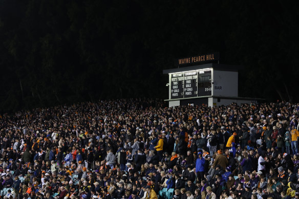 A packed Leichhardt Oval earlier this year.