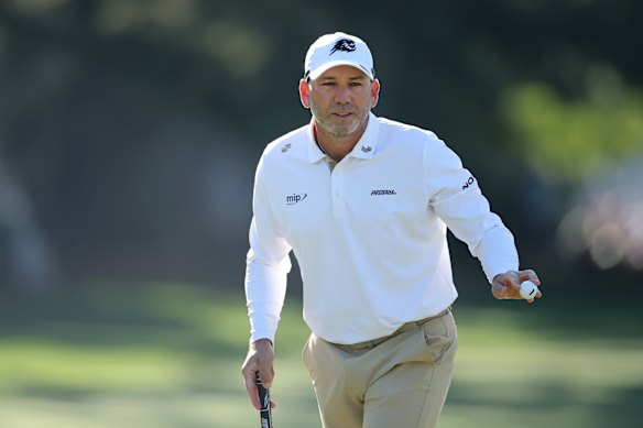 Spaniard Sergio Garcia.