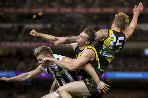 Eddie McGuire says Collingwood and Richmond will meet to restart the season.