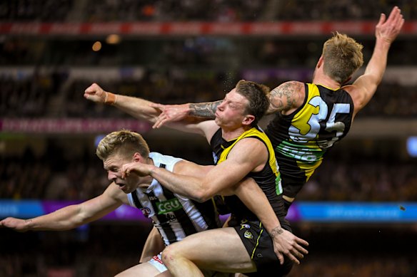 Eddie McGuire says Collingwood and Richmond will meet to restart the season.