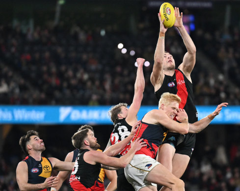 Essendon’s high priced recruit Ben McKay had moments on Friday night he would rather forget