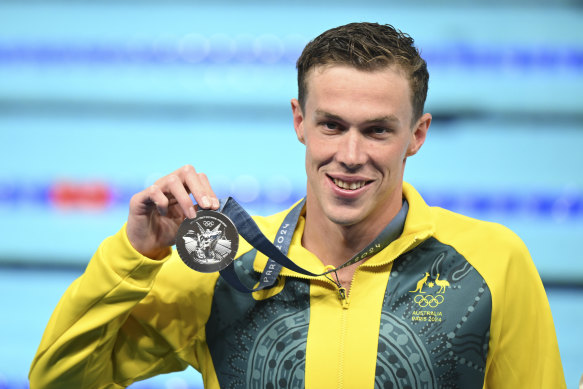 Zac Stubblety-Cook wins silver in the men’s 200m breaststroke final. 