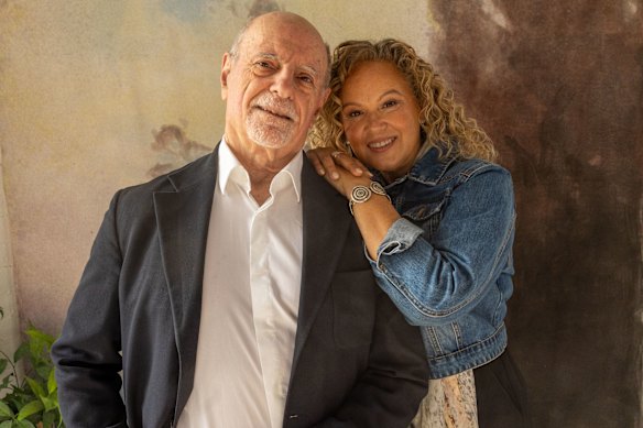 Leah Purcell with composer of The Drover’s Wife, George Palmer. 