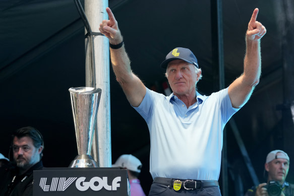 LIV Golf CEO Greg Norman.