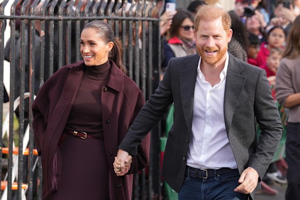 Prince Harry and Meghan, Duke and Duchess of Sussex arrive last week for a visit to The Community Recording Studio in Nottingham, after moving back to England in August.