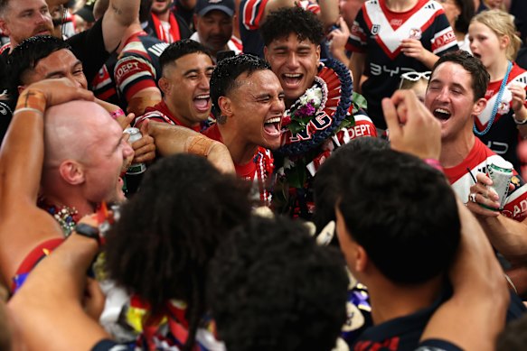 Siua Wong has credited Spencer Leniu (centre) for building his inner belief.
