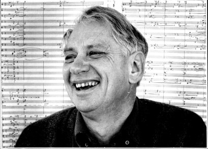 Composer David Lumsdaine, 1989.