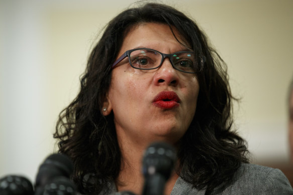 Rashida Tlaib said she grieved the loss of “Palestinian and Israeli lives”, while calling for “ending the occupation, and dismantling the apartheid system”.