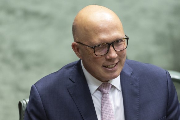 Opposition Leader Peter Dutton.