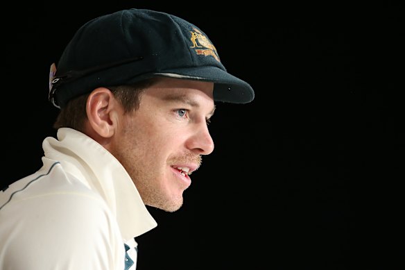 Australian captain Tim Paine after the Gabba Test.