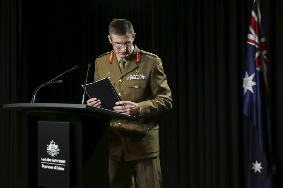 Chief of the Defence Force, General Angus Campbell.