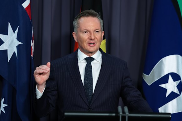 Minister for Climate Change and Energy Chris Bowen.