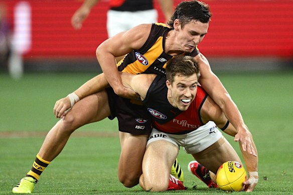 The Bombers are building a team around skipper Zach Merrett.