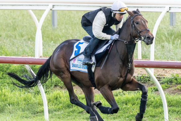 Kerrin McEvoy onboard Deauville Legend last week.