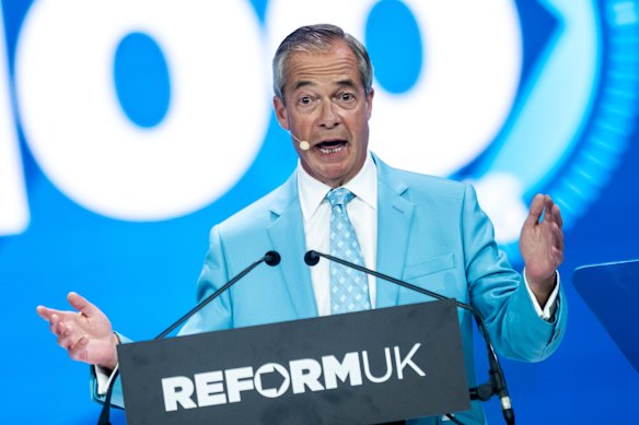 Badenoch and the Conservative Party lag behind Nigel Farage’s Reform UK in the polls. 