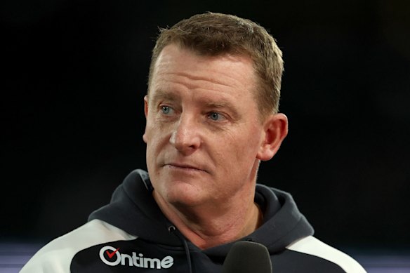Carlton coach Michael Voss will be fighting for his future this season.