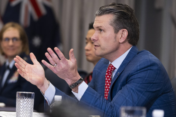 US Defence Secretary Pete Hegseth said Donald Trump was “very aware [and] supportive” of the AUKUS agreement.