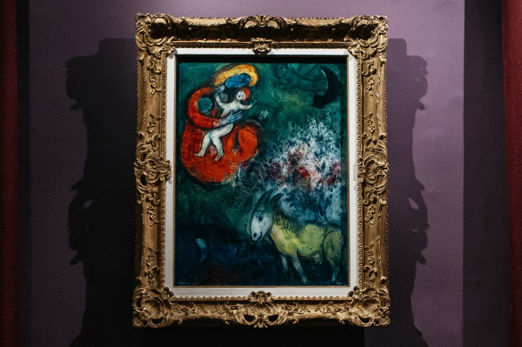 The Chagall exhibition at the Jewish Museum of Australia runs until December 10.