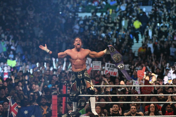 Australian WWE wrestler Buddy Murphy.