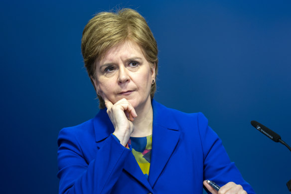 Scotland’s Nicola Sturgeon is in a tight spot.