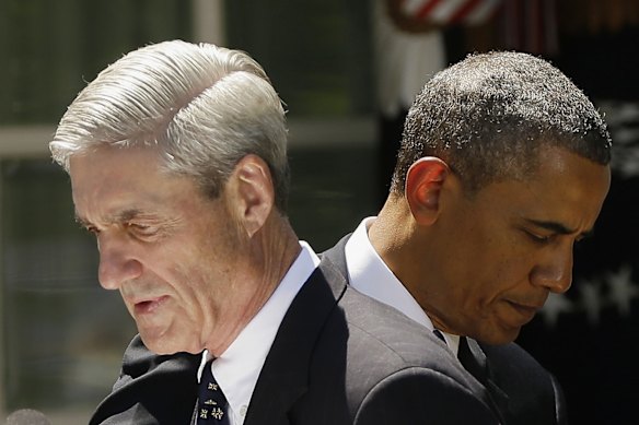 Former Democratic president Barack Obama kept Mueller on even after his 10-year term had expired.