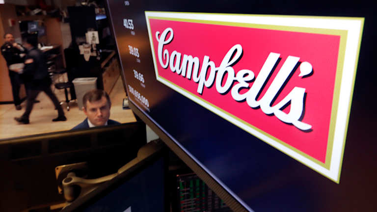 Campbell Soup is looking to auction off its international business.