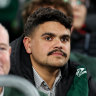 Latrell Mitchell to front Rabbitohs board after NRL issues one-match ban over photo