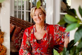 Jo Loves founder Jo Malone at Chiswick restaurant in Sydney.