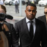 Broncos NRL player Ezra Mam arrives at the Brisbane Magistrates Courts last Monday.