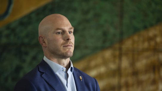 Independent ACT senator David Pocock has led the push for tougher rules for lobbyists.