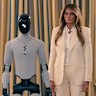 Robot joins Melania Trump at White House event