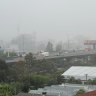 Traffic has been slowed across parts of Melbourne as fog settle across the city, including Kensington in the north-west.
