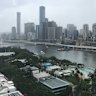Up to 30 millimetres of rain was forecast to fall in Brisbane again on Saturday.