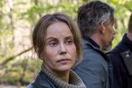 Sofia Helin plays a detective who moves to Malmo to head up a missing person’s unit in Fallen.