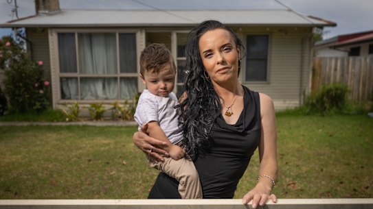 Michelle Young is raising five children in Braybrook, in Melbourne’s west. She says the government gave her no reason to vote.