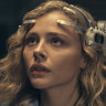 Chloe Grace Moretz as Flynne Fisher in The Peripheral.