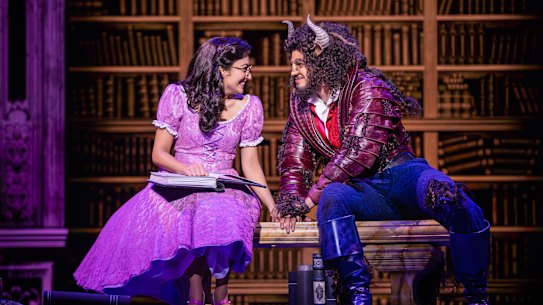 Shubshri Kandiah and Brendan Xavier in Disney’s Beauty and The Beast.