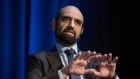 Danish Aleemullah speaks at the Australian Financial Review Energy & Climate Summit in Sydney.