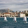 Split promises a quintessentially Mediterranean panorama of peacock-blue sea edges, green hills and brown rocky mountains beyond.