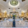 Hotel de Paris... the magnificent lobby. 