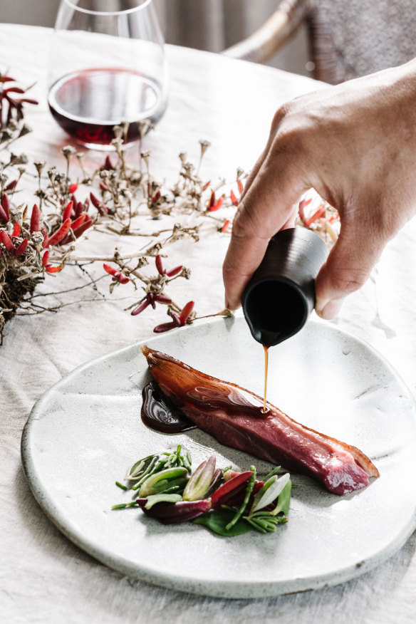 Moonah will bring its dry-aged duck dish to its Geelong pop-up.