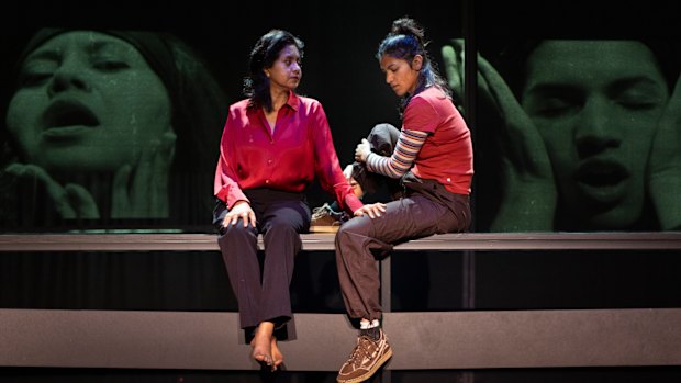 Michelle Perera (left) and Sarah Fitzgerald star in The Supposed To Be.