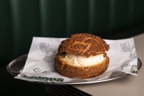 Ice-cream sandwich. 