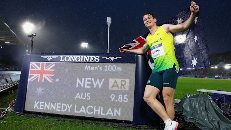 Kennedy and Lewis set sprint records as Australia’s athletes shine in Glasgow