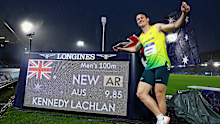 Lachlan Kennedy and his newly minted Australian record.