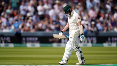 Australia's Steve Smith was booed during the Ashes Test match at Lord's.